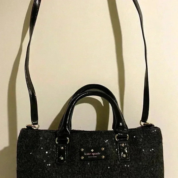 Kate spade Quinn rhinestone frosted felt bag - Picture 9 of 10
